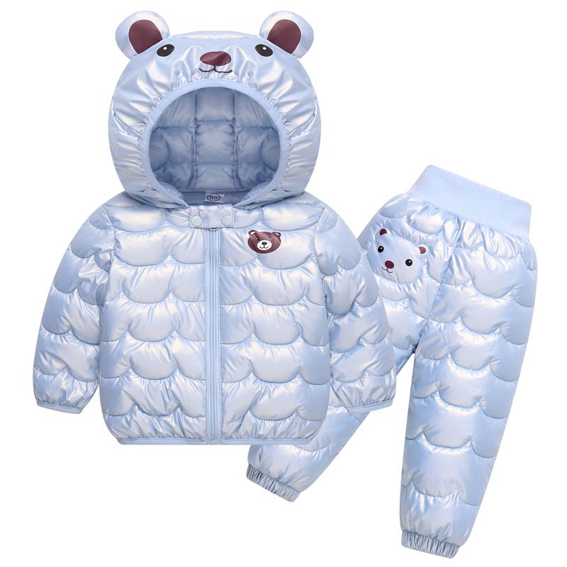 Kid's Clothing New children's down cotton suits boys and girls autumn and winter light and thick cotton jackets baby baby cotton coats_voghion.com