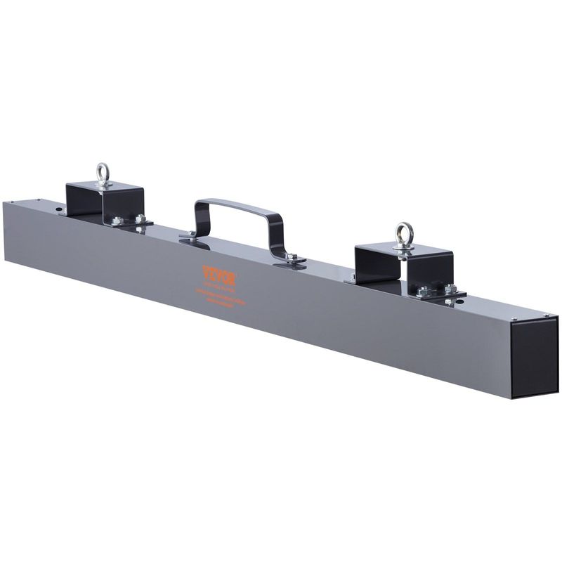 VEVOR Hanging Magnetic Magnet Sweeper 48 Inch Magnet Sweeper 67 LBS Magnetic Forklift Sweeper Industrial Magnets Steel Material Hunting Accessories For Picking Up Nails, Bolts, Iron Chips_voghion.com