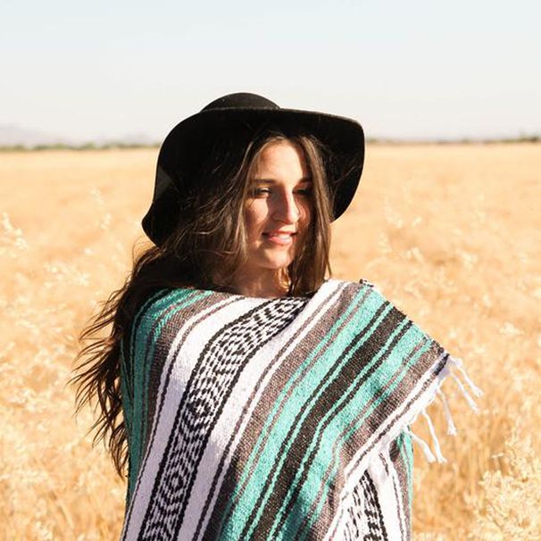 Mexican beach striped geometric picnic mat, thick thread yoga blanket, cotton blanket_voghion.com