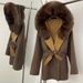 Luxury Dual-Tone Cashmere Blend Coat With Fox Fur Trim – Timeless Elegance For Metropolitan Women (70% Wool, Adjustable Belt, Hooded)_voghion.com