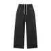 Men's Distressed Straight Leg Pants - High Street Fashion Vintage Washed Cotton Trousers With Ripped Details (S-XXL, Black/Gray)_voghion.com