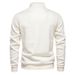 Herrenbekleidung Herbst neue Herren Langarm Half Zip Sweatshirt lässig einfarbig Taschendekoration Basic Tops Männer_voghion.com