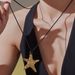 Sugar Cube Niche Retro Irregular Starfish And Patrick Star Pendant Long Leather Rope Sweater Chain Sweet And Cool Exaggerated Clavicle Chain_voghion.com