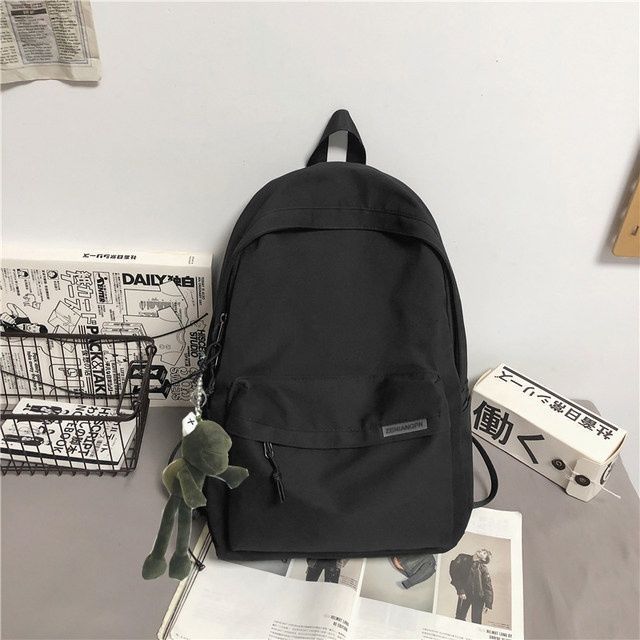 Mochila de viaje sencilla de gran capacidad para hombre, mochila informal para mujer, ideal para estudiantes de secundaria y universitarios._voghion.com