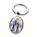 Fashion Oval Angel Keychain, Unisex, Suitable For Gifting To Partners, Family, Couples_voghion.com