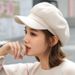 Fashion Autumn Hats for Solid Plain Octagonal Newsboy Cap Men Ladies Casual Wool Hat Winter Beret Women Painter Caps_voghion.com