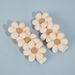 Internet Celebrity Large 8CM Cotton Linen Flower Tiebacks No-Drill Elastic Buckles Curtain Accessories 2p-set_voghion.com