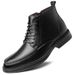 Top Martin Boots Men's Low Heel Medium Boots Medium Top Shoes Retro High Top Tooling Boots_voghion.com