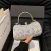 Sequin Evening Patchwork Round Handbag With Shell Clasp 2025 New Trendy Chain Crossbody Small Bag_voghion.com