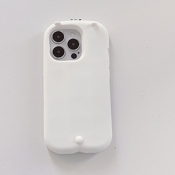 Funda de silicona suave con diseño de oso Nagano en 3D para iPhone 17 Pro, 16, 11, 12, 13, 16, 14 y 15 Pro Max Plus_voghion.com