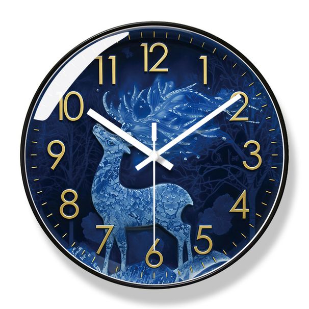 Yipula 7109 Orologio da parete al quarzo moderno, creativo, per soggiorno, casa, ristorante, personalità semplice_voghion.com