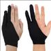 4-1Pcs Anti-Touch Zwei-Finger-Hand Malerei Handschuhe Für IPad Tablet Digital Board Bildschirm Zeichnung Anti-fouling Handschuh_voghion.com