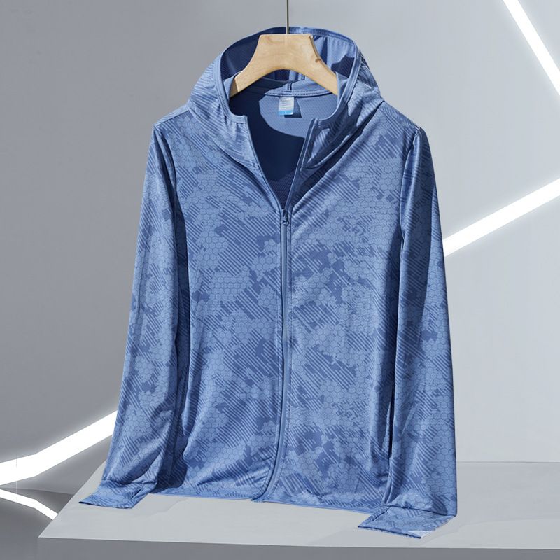 ​Men's Ice Silk Sun Protection Jacket - UPF 50+ UV Blocking & Breathable For Summer Outdoor Fishing​_voghion.com