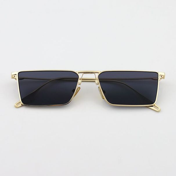 Retro Quadratische Sonnenbrille mit schmalem Rahmen Damen Sonnenbrille mit kleinem Rahmen und kleinem Gesicht Grün_voghion.com