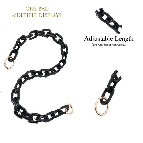 Chunky Wallet Colorful Replacement Purse Handle Strap O Bag Accessories For Acrylic Handbags Chain 241028_voghion.com