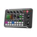 F998 Audio Mixer Live Sound Card BM800 MIC Microphne Mobile Phone Voice Changer Karaoke for Broadcast Recording KTV Game Music_voghion.com