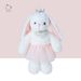 Soft Life Pink Gauze Skirt Rabbit Comfort Doll Long Ears Plush Toy Doll Girl Sleeping Doll_voghion.com