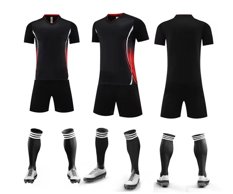 Abbigliamento maschile maglie da calcio di allenamento divise della squadra possono essere stampate con dimensione del carattere adulti nuove maglie da calcio per bambini tute competizione_voghion.com