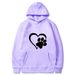 2025 Lente en herfst heren zwarte kattenpoot hart koppel hoodie sweatshirt_voghion.com