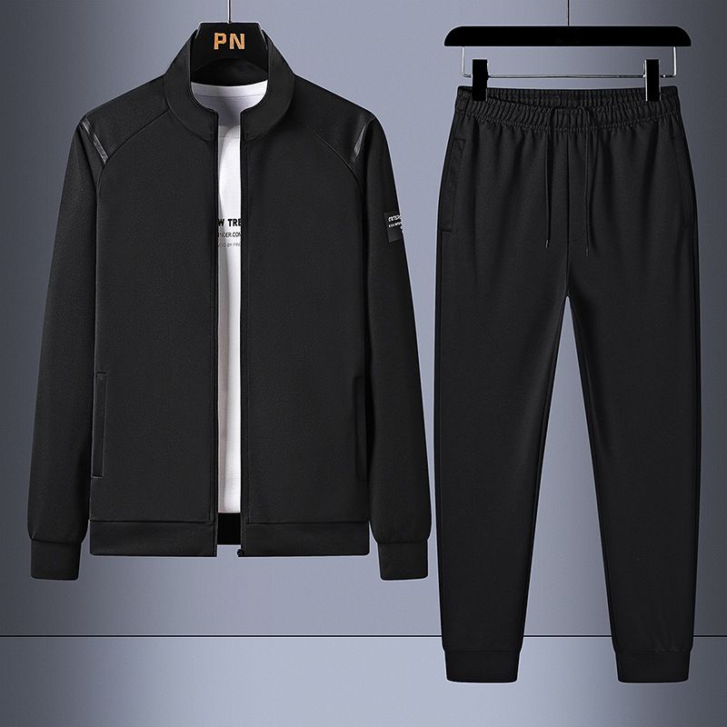 ​Men's Sportswear Set Long Sleeve Running Tracksuit For Men & Teens, Lightweight Breathable Workout Outfit (Black/Gray/White/Red)​_voghion.com