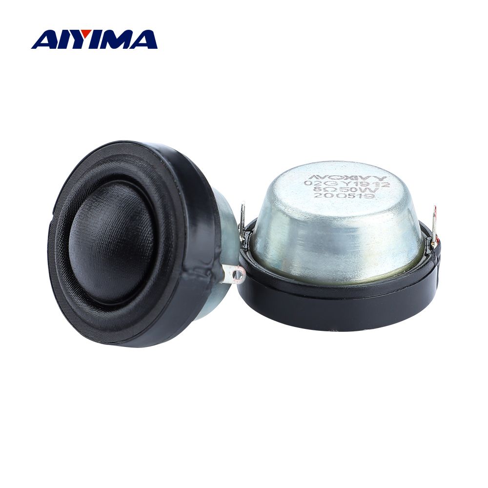 AIYIMA 2 st. 1,25 tums diskanthögtalare 4/8 ohm 50W 34 mm koboltmagnetisk diskant mini bärbar hem-DISK för bil_voghion.com