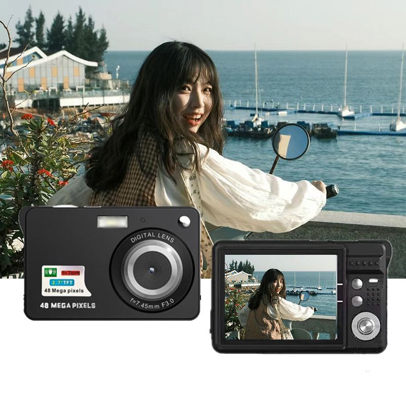 Vlog CCD Vintage Selfie Girl Travel Camera_voghion.com