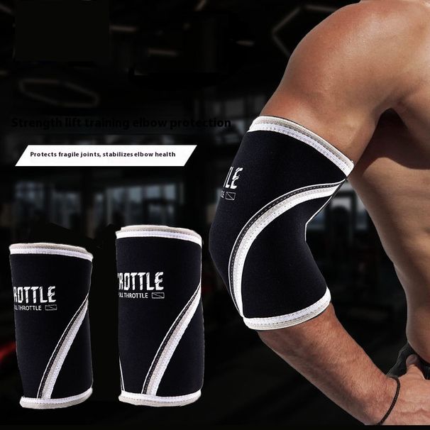 Styrketräning för tyngdlyftning, armbågssporter för män, fitness, armskydd, tunga tyngdlyftningar, djupa knäböj,_voghion.com