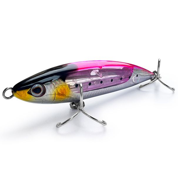 Nowy produkt 15 cm 69 g tonący duży ołówek głębinowy łódź fala złoty pistolet przynęta wędkarska_voghion.com