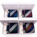 2025 New Men's Striped Gift Set 6 Pieces Tie Pocket Square Collar Clip Cufflinks_voghion.com