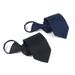 8CM wide men's formal attire, business and office staff, zippered tie, easy to pull for security work, lazy tie_voghion.com