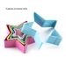 Stampo per pasticceria 3D a forma di stella, 5 stampi per dolci, set in acciaio per glassa per biscotti fai da te, per biscotti da cucina, fondente, gadget in acciaio inossidabile_voghion.com