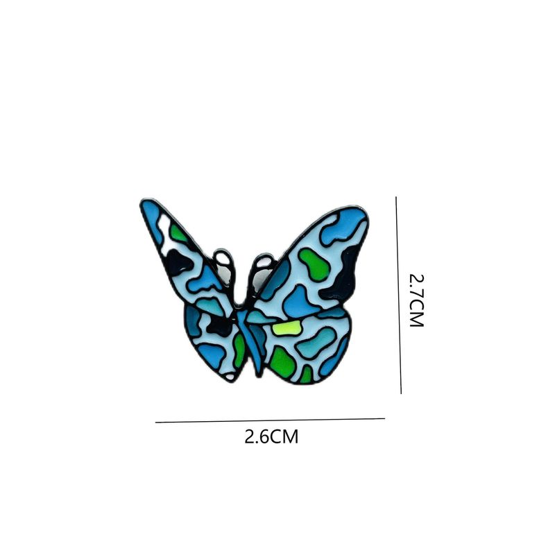Hot-selling New Insect Series Badge Creative Cartoon Butterfly Shape Girl Badge Alloy Badge Accessories_voghion.com