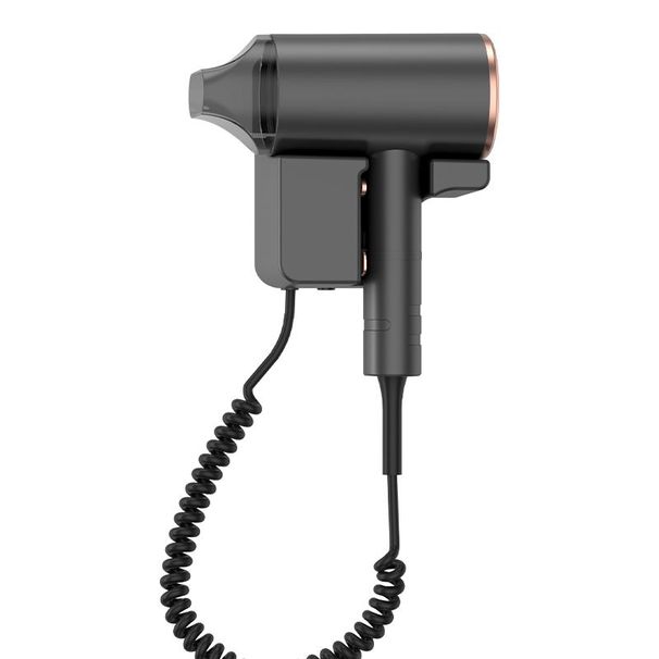 Hotel And Inn Dedicated High Power No-Drill Bathroom Wall-Mounted Portable Hair Dryer_voghion.com