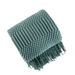 Nordic-Style Acrylic Knit Throw Blanket – Soft Lightweight Blanket For Sofa, Bed & Travel (12 Minimalist Colors, Fringe Detail)_voghion.com