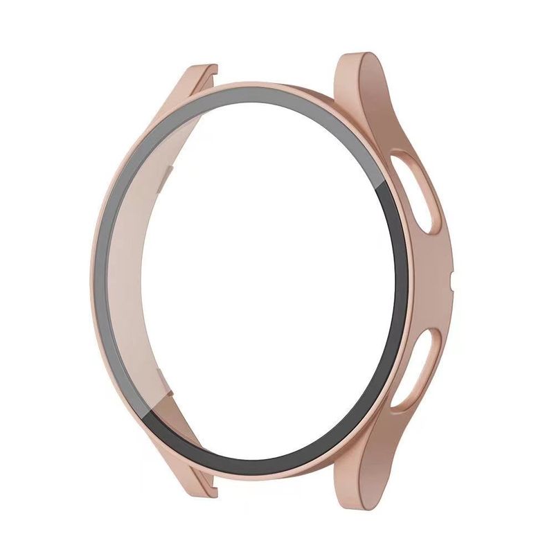 Glas + Hülle für Samsung Galaxy Watch 4 44 mm 40 mm Zubehör PC Rundum-Anti-Fall-Stoßstangenabdeckung + Displayschutzfolie Galaxy Watch 5_voghion.com