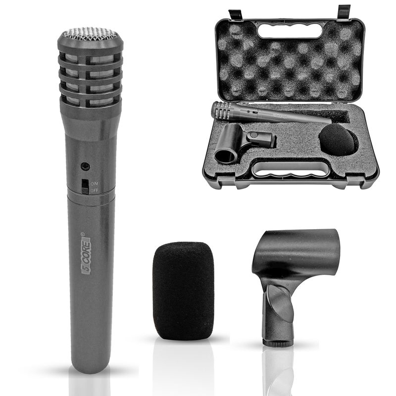 5 CORE Professional Instrument Microphone Pencil Mic Condenser Cardioid Unidirectional Stick Microfono with Windscreen Mic Clip & Case - INSTRU MIC 10_voghion.com