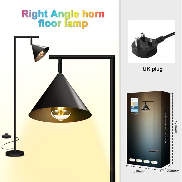 Right Angle Speaker Fantasy Floor Lamp Atmosphere Lamp Bluetooth Corner Lamp Bedside Lighting Floor Reading Lamp Bracket Lamp_voghion.com
