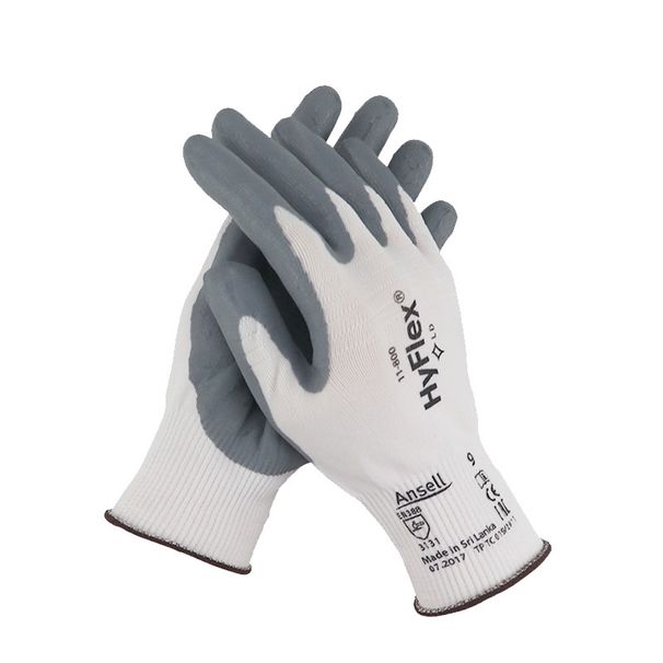 Ansell 11 800 Schaum-Nitrilhandschuhe, bequem, wasserdicht, atmungsaktiv, rutschfest, schnittfest, multifunktional, universell_voghion.com