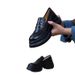 Version ~ Platform Commuter Women's Round Toe Thick Sole Loafers Soft Leather Sports Style Flats_voghion.com