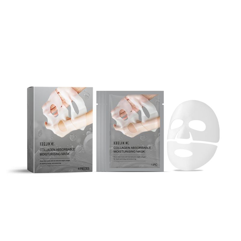 EELHOE Collagen Moisturizing Mask (Box Set) Gentle Skin Care Nourishing Facial Skin Hydrating, Moisturizing And Repairing Mask_voghion.com