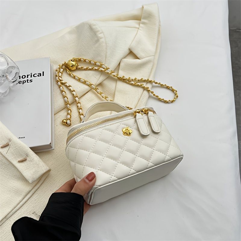 Chain Mini Bags Women 2024 New Fashion Linger Hundred Crossbody Spring Summer Texture Tote Small Square Bag Adjustable_voghion.com