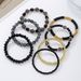 Popular Bohemian Style Multi Layer Stacking Bracelets For Women, Soft Clay Rice Beads, Diamond Ball Hand Accessories, Elastic Bracelets_voghion.com