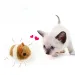Funny Interactive Little Mouse Rat Kitten Cat Shaking Movement Plush Dog And Cat Toys, 1PC Fur Pet Supplies Gifts_voghion.com