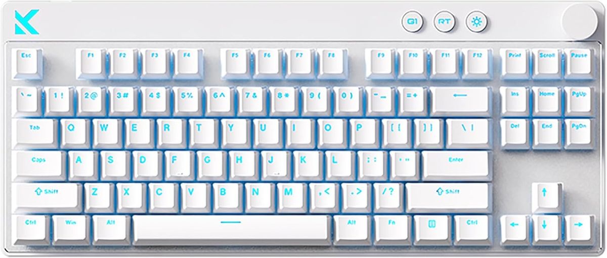 Hyekit MCHOSE Mix 87 TKL Wired RGB Magnetic Switch Gaming Keyboard - Rapid Trigger Hall Effect Keyboard With Knob: 8K Hz Polling Rate, RT 0.005mm, Adj_voghion.com