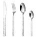 430 Edelstahl Steinmuster Messer, Gabel und Löffel Set Steakmesser, Gabel und Löffel Vierteiliges Set Geschenkbox Westerngeschirr_voghion.com