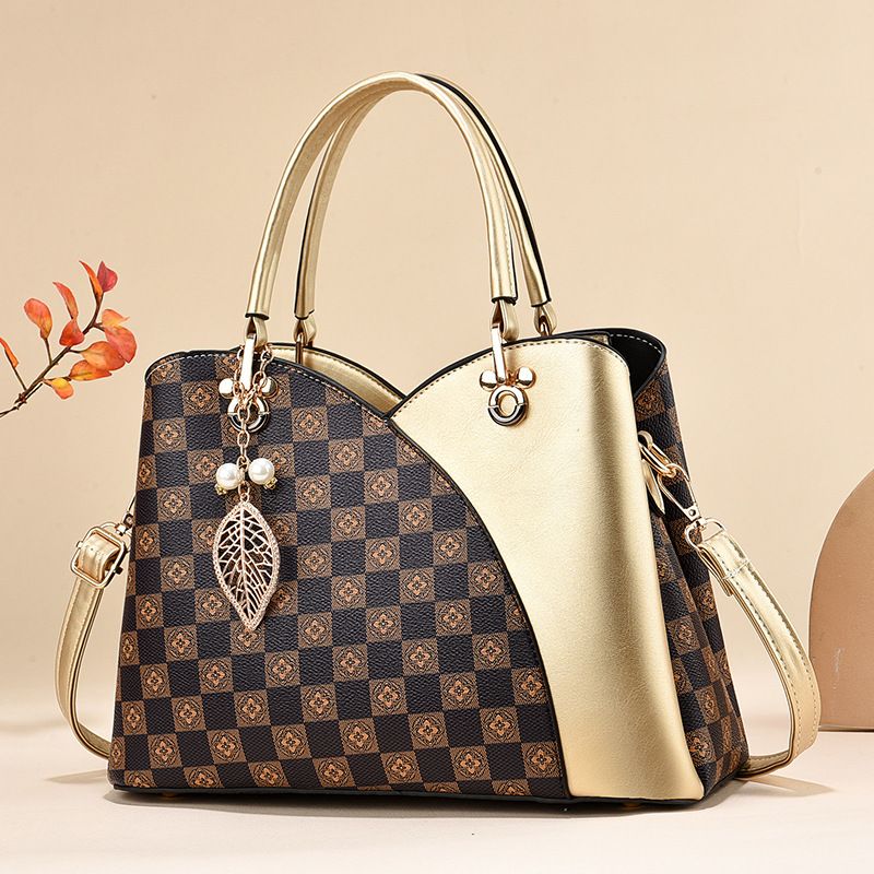 Magnifica borsa per la mamma Borsa da donna semplice di grande capacità Borsa a tracolla monospalla popolare Borsa di marca versatile di tendenza 2024_voghion.com
