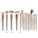 15pcs Professional Makeup Brushes Set Bag Foundation Eyelash Eyebrow Eyeshadow Cosmetic Make Up Tool_voghion.com