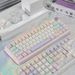 Original Semi-Sugar Key Dopamine Color Matching Sublimation Mo Mechanical Keyboard Cap 61 68 75 87 108_voghion.com