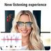 2025 New Smart Glasses, Music Playback, Voice Assistant, Wireless Calls, Unisex, Blue Light Blocking Glasses_voghion.com