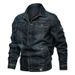Herrenbekleidung Retro Casual Workwear Herren Vintage Jeansjacke mit mehreren Taschen – klassischer Workwear-Stil, entspannte Passform, stilvoll und vielseitig_voghion.com